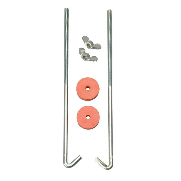 REPLACEMENT BATTERY HOLDDOWN BOLTS 1/4" x 9" Hook on one end REPLACEMENT BATTERY HOLDDOWN BOLTS 1/4" x 9" Hook on one end
